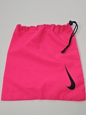 Nike Drawstring Bag Fuschia Pink w Black Logo